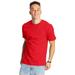 Hanes 5180 Beefy-T-Shirt - Cotton T-Shirt in Red size 2XL