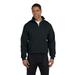 Jerzees 995M NuBlend 1/4-Zip Cadet Collar Sweatshirt in Black size Medium | Cotton Polyester 995MR