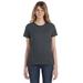 Anvil by Gildan 880 Women's Combed Ring Spun Cotton T-Shirt in Heather Dark Grey size 2XL | Ringspun A880