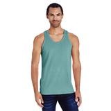 ComfortWash by Hanes GDH300 Men's 5.5 oz. Ringspun Cotton Garment-Dyed Tank Top in Spanish Moss size Small