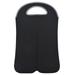 OAD OAD020 Neoprene Double Wine Tote Bag in Black