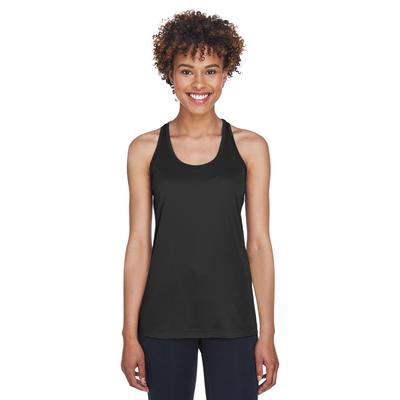 Team 365 TT11WRC Women's Zone Performance Racerback Tank Top in Black size 3XL | Polyester