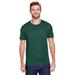 Jerzees 560MR Adult Premium Blend Ring-Spun T-Shirt in Forest Green Heather size 2XL | Cotton Polyester 560M