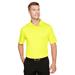 Harriton M348 Men's Advantage Snag Protection Plus IL Polo Shirt in Safety Yellow size Large | Polyester