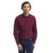 Artisan Collection by Reprime RP250 Men's Mulligan Check Long-Sleeve Cotton Shirt in Red/Navy Blue size Medium
