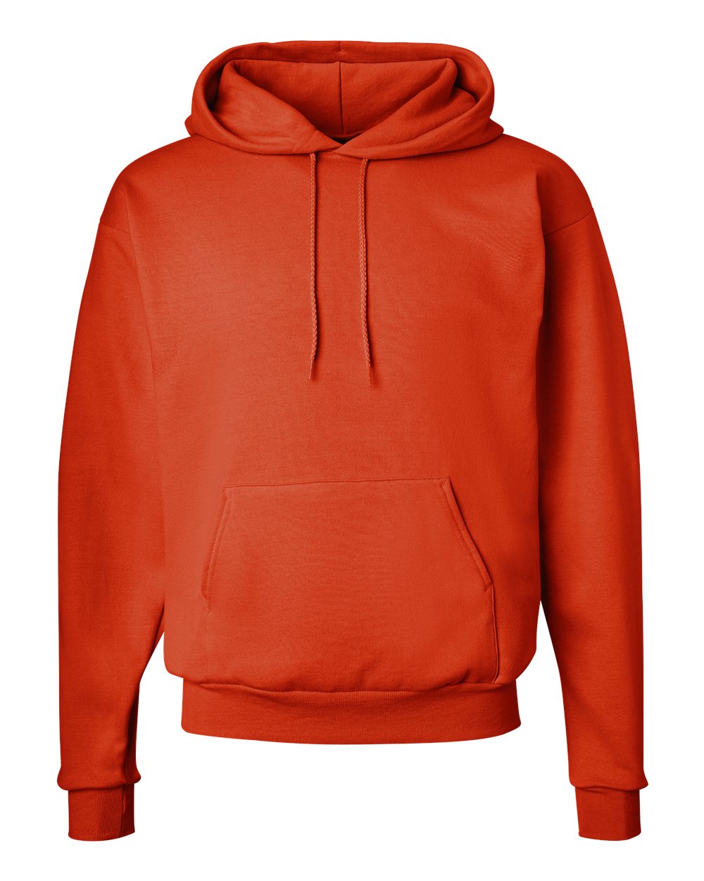 Hanes P170 Ecosmart 50/50 Pullover Hooded Sweatshirt in Orange size 3XL | Cotton Polyester