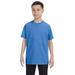 Jerzees 29B Youth Dri-Power 50/50 Cotton/Poly T-Shirt in Columbia Blue size Small | Cotton Polyester 29BR