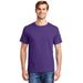 Hanes 5280 Adult Essential Short Sleeve T-Shirt in Purple size 3XL | Cotton