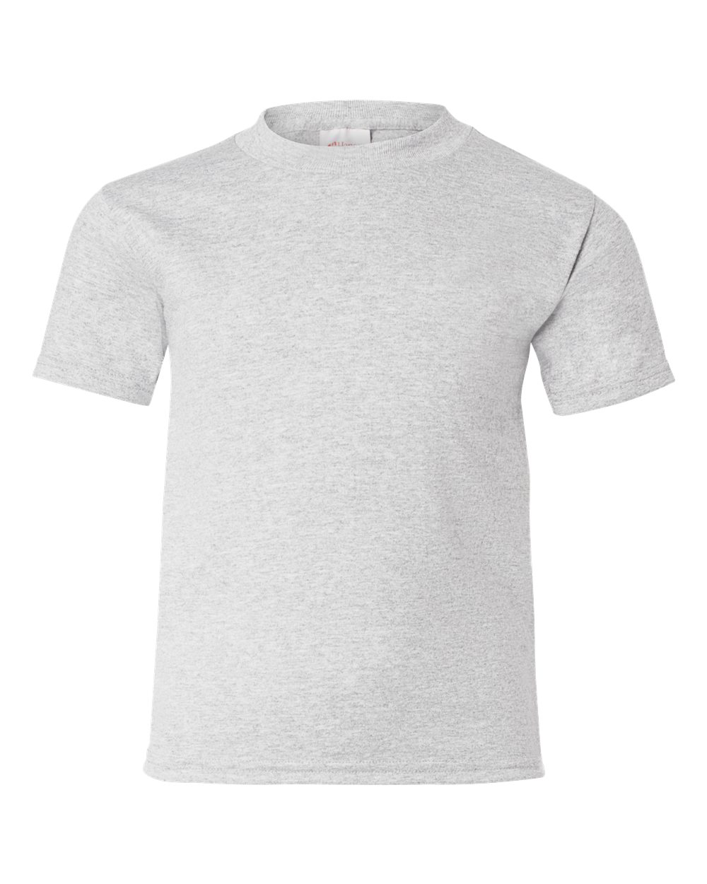 Hanes 5370 Youth EcoSmart T-Shirt in Ash size Medium | Cotton Polyester