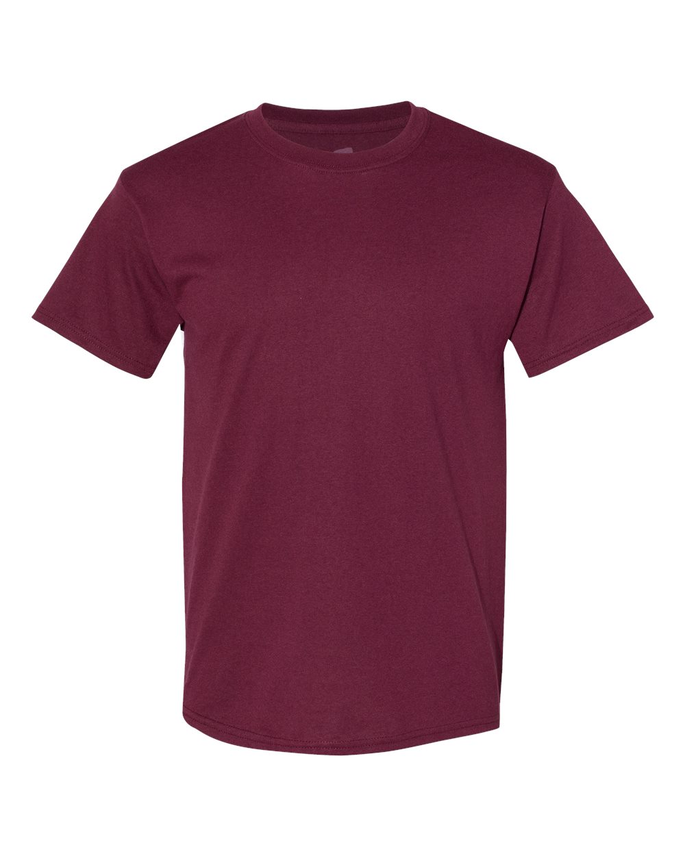 Hanes 5170 50/50 T-Shirt in Maroon size 3XL | Cotton Polyester
