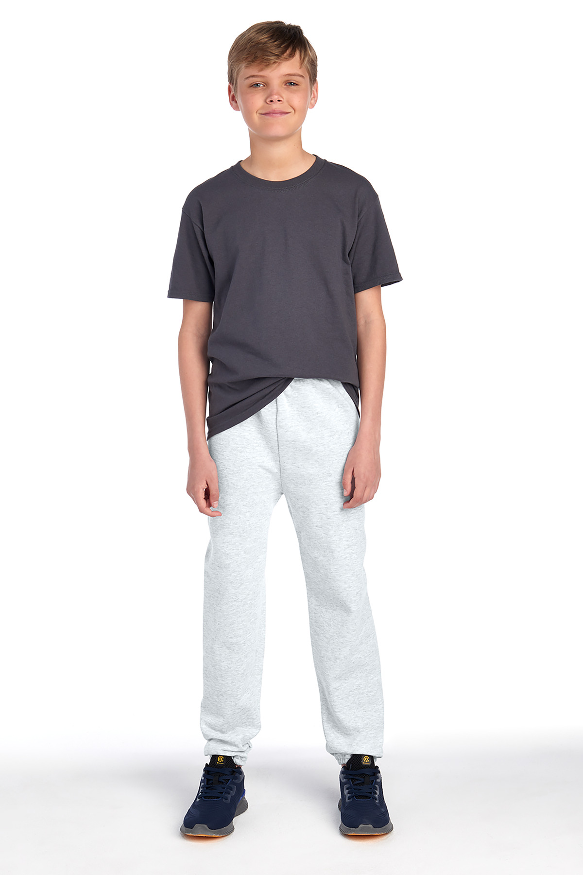 Jerzees 973B Youth NuBlend Sweatpant in Ash size XL | Cotton Polyester 973BR