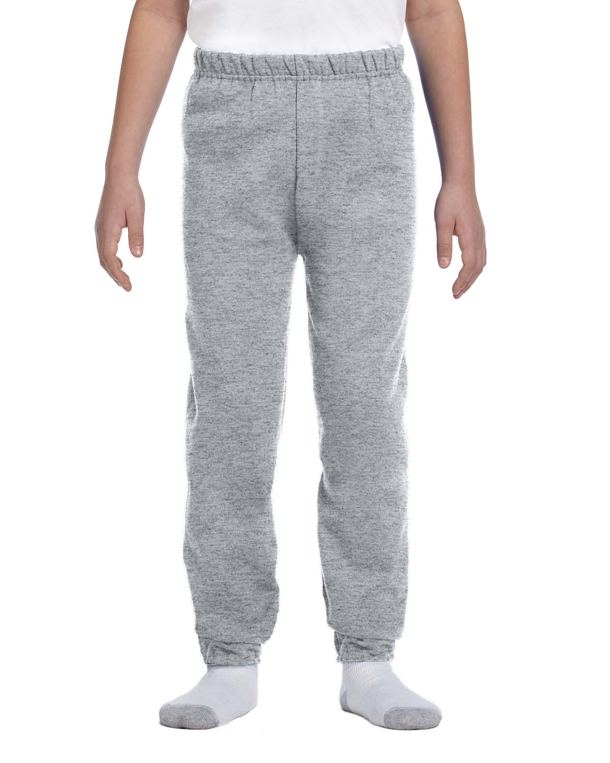 Jerzees 973B Youth NuBlend Sweatpant in Oxford size Medium | Cotton Polyester 973BR