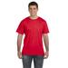 LAT 6901 Men's Fine Jersey T-Shirt in Red size 2XL | Cotton LA6901