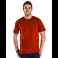 LAT 6901 Men's Fine Jersey T-Shirt in Vintage Orange size Small | Cotton LA6901