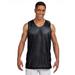 A4 NF1270 Athletic Men's Reversible Mesh Tank Top in Black/White size XL | Polyester A4NF1270