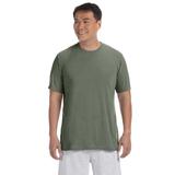 Gildan G420 Athletic Performance T-Shirt in Military Green size Medium | Polyester 42000, G42000