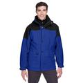 North End 88006 Adult 3-in-1 Two-Tone Parka Jacket in Royal Blue Cobalt size 5XL