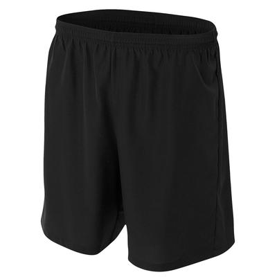 A4 NB5343 Youth Woven Soccer Shorts in Black size Large | Polyester A4NB5343