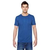 Fruit of the Loom SF45R Adult 4.7 oz. Sofspun Jersey Crew T-Shirt in Royal Blue size 3XL | Cotton