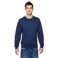 Fruit of the Loom SF72R Adult 7.2 oz. SofSpun Crewneck Sweatshirt in J Navy Blue size Small | Cotton/Polyester Blend