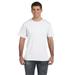 LAT 6901 Men's Fine Jersey T-Shirt in White size 3XL | Cotton LA6901