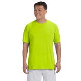 Gildan G420 Athletic Performance T-Shirt in Safety Green size Large | Polyester 42000, G42000