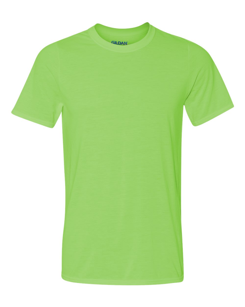 Gildan G420 Athletic Performance T-Shirt in Lime size 2XL | Polyester 42000, G42000