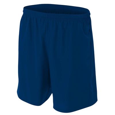 A4 NB5343 Youth Woven Soccer Shorts in Navy Blue size XL | Polyester A4NB5343