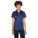 UltraClub 8425L Women's Cool & Dry Sport Performance Interlock Polo Shirt in Navy Blue size 2XL | Polyester