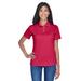 UltraClub 8445L Women's Cool & Dry Stain-Release Performance Polo Shirt in Cardinal size Large | Polyester
