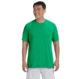 Gildan G420 Athletic Performance T-Shirt in Irish Green size Medium | Polyester 42000, G42000