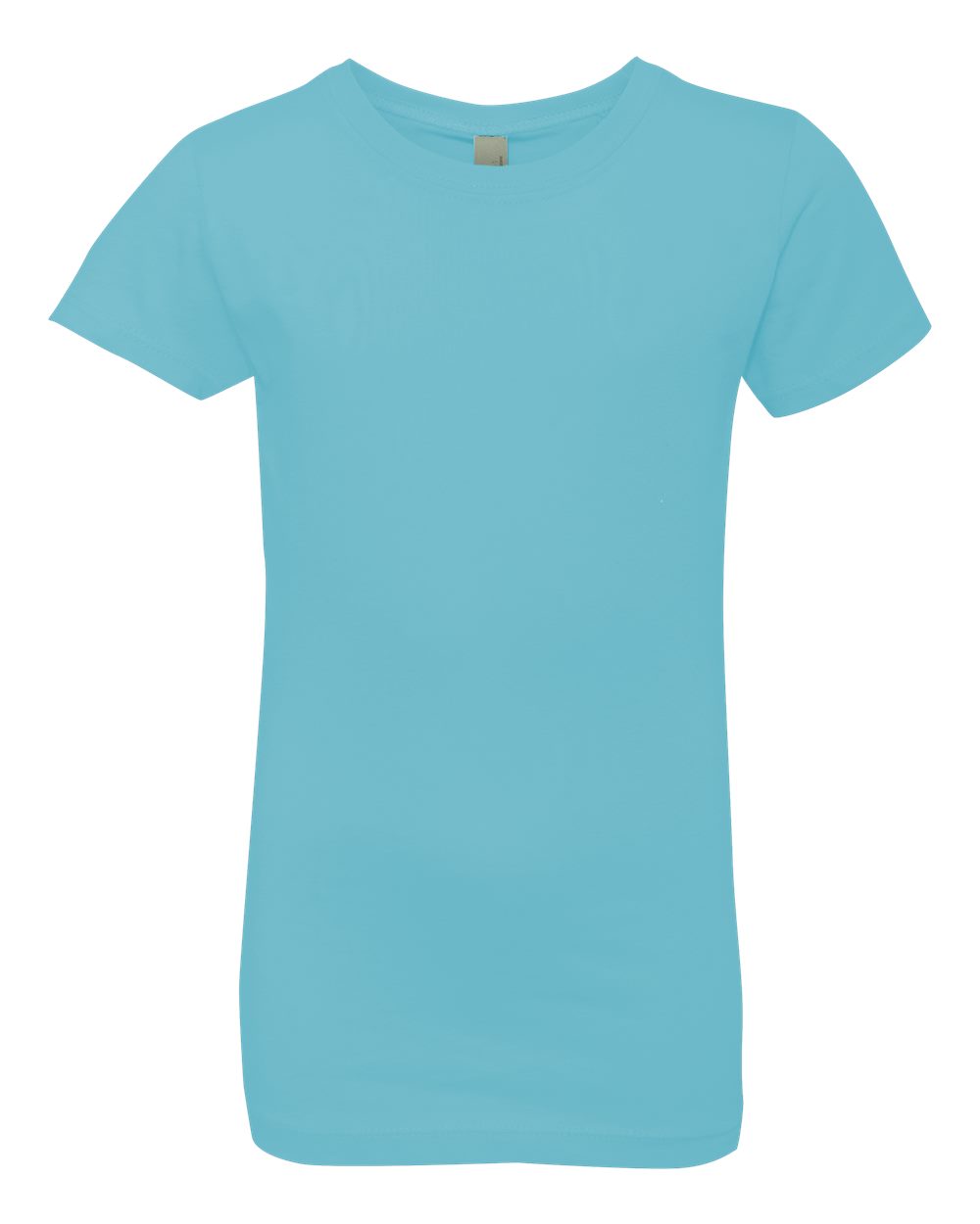 Next Level N3710 Girls’ Cotton Princess T-Shirt in Cancun size XL | combed ringspun cotton fine jersey 3710, NL3710