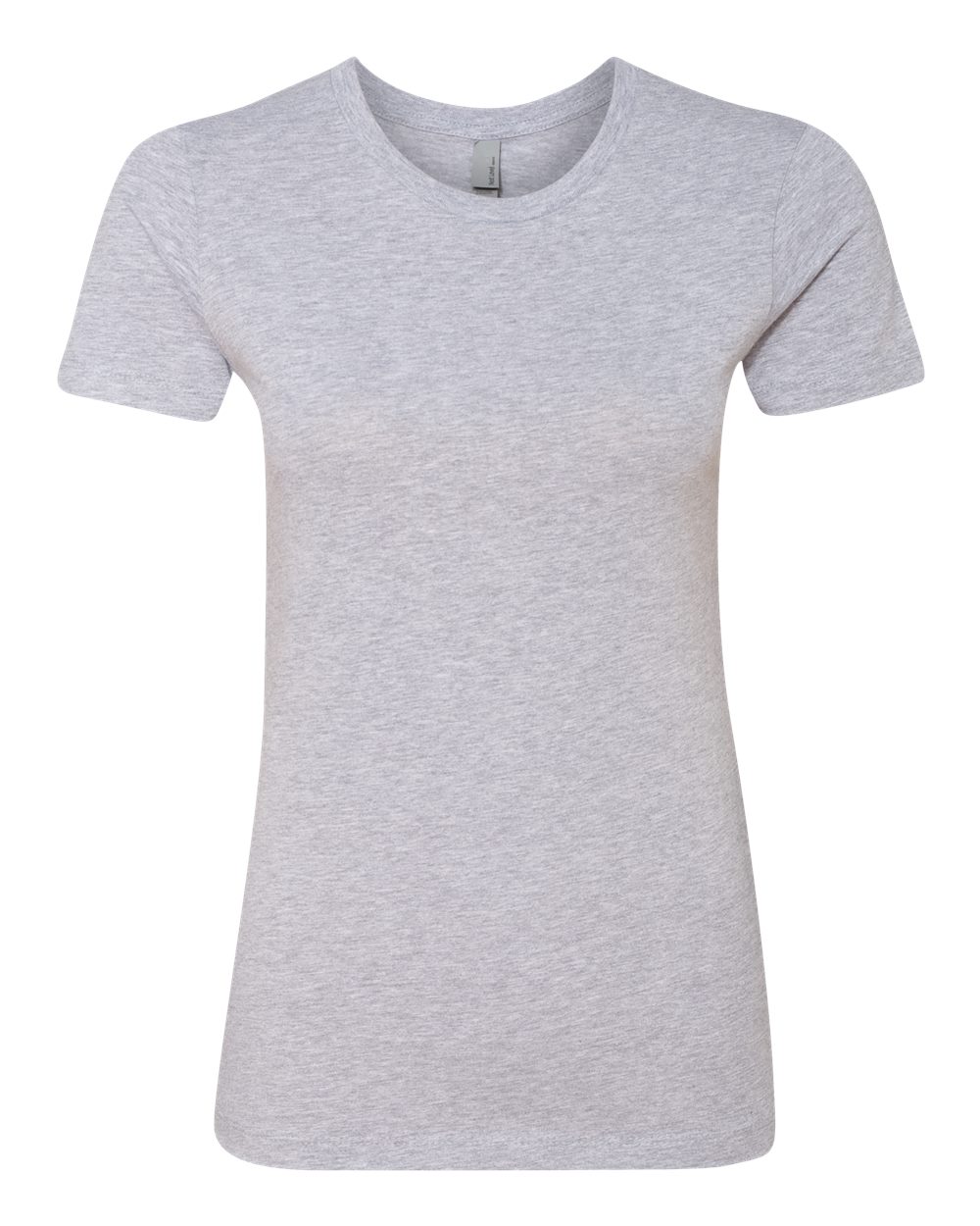 Next Level N3900 Women's Women’s Cotton T-Shirt in Heather Grey size XL | combed ringspun cotton fine jersey 3900, NL3900 - Next Level
