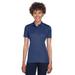 UltraClub 8210L Women's Cool & Dry Mesh PiquÃ© Polo Shirt in Navy Blue size Medium | Polyester