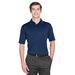 UltraClub 8610 Men's Cool & Dry 8-Star Performance Interlock Polo Shirt in Navy Blue size XL | Polyester