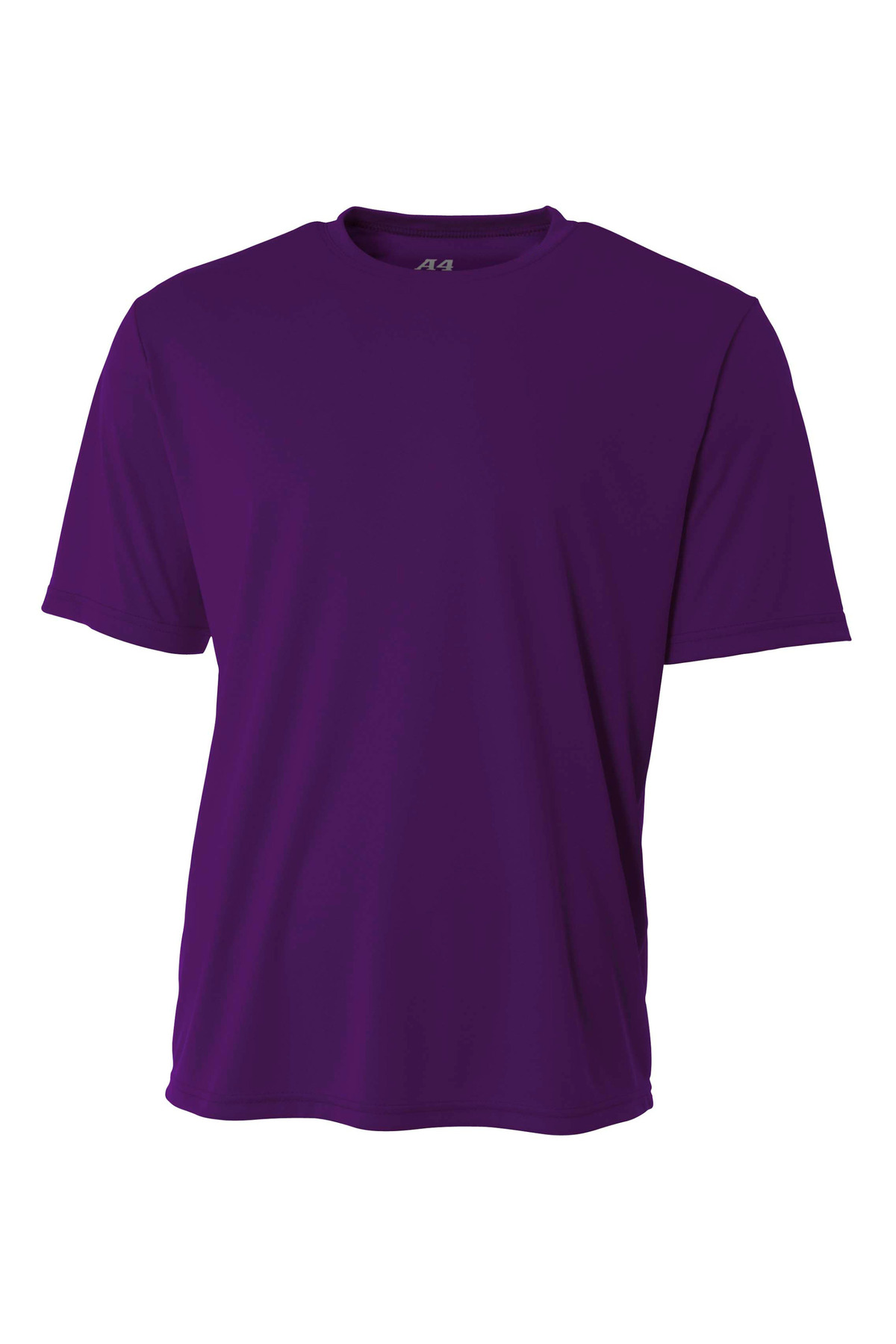 A4 NB3142 Youth Cooling Performance Crew T-Shirt in Purple size XL | Polyester A4NB3142