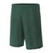 A4 NB5184 Athletic Youth Lined Micro Mesh Short in Forest Green size XL | Polyester A4NB5184
