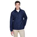 CORE365 88185 Men's Climate Seam-Sealed Lightweight Variegated Ripstop Jacket in Classic Navy Blue size XL