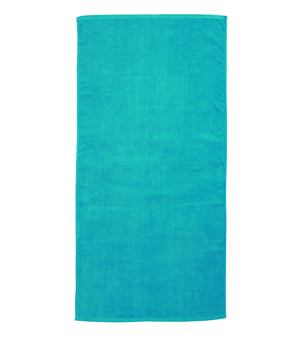 Carmel Towel Company C3060 Velour Beach in Aqua size ONE | Cotton C3060X, C3060P, LBC3060, C3060S, C3060C, C3060A