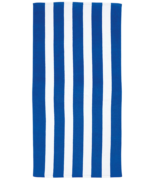 Carmel Towel Company C3060 Velour Beach in Royal Blue size ONE | Cotton C3060X, C3060P, LBC3060, C3060S, C3060C, C3060A
