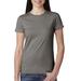 Next Level N3900 Women's Cotton Boyfriend T-Shirt in Warm Grey size XS | Ringspun 3900, NL3900