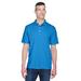 UltraClub 8445 Men's Cool & Dry Stain-Release Performance Polo Shirt in Pacific Blue size Small | Polyester