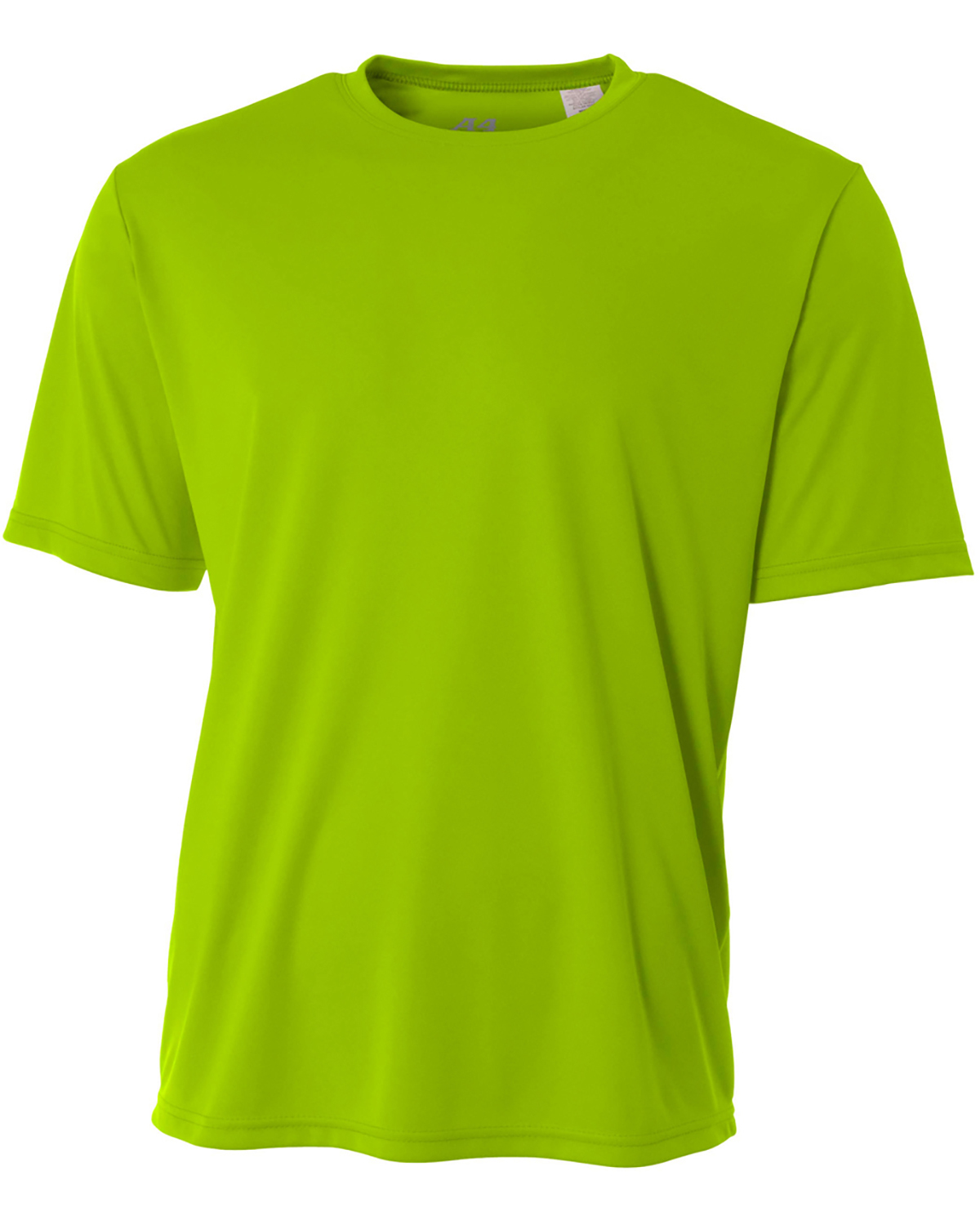 A4 NB3142 Youth Cooling Performance Crew T-Shirt in Lime size Medium | Polyester A4NB3142