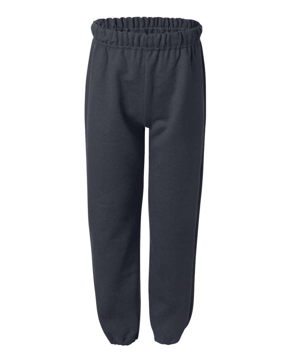 Gildan G182B Youth Heavy Blend Sweatpants in Navy Blue size XL | Cotton Polyester 18200B