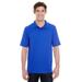 Hanes 055P Men's 6.5 oz. X-Temp PiquÃ© Short-Sleeve Polo with Fresh IQ Shirt in Deep Royal Blue size Medium | Cotton/Polyester Blend