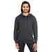 Threadfast Apparel 321H Triblend French Terry Hoodie in Black Heather size XL