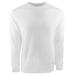 Next Level N9000 French Terry Raglan Crew T-Shirt in White size Large | Cotton/Polyester Blend 9000, NL9000