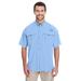 Columbia 7047 Men's Bahama II Short-Sleeve Shirt in Sail size Small | Cotton/Nylon Blend 101165