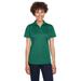 UltraClub 8425L Women's Cool & Dry Sport Performance Interlock Polo Shirt in Forest Green size XL | Polyester