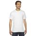 American Apparel 2001 Fine Jersey Short-Sleeve T-Shirt in White size 2XL | Cotton 2001W, AA2001W
